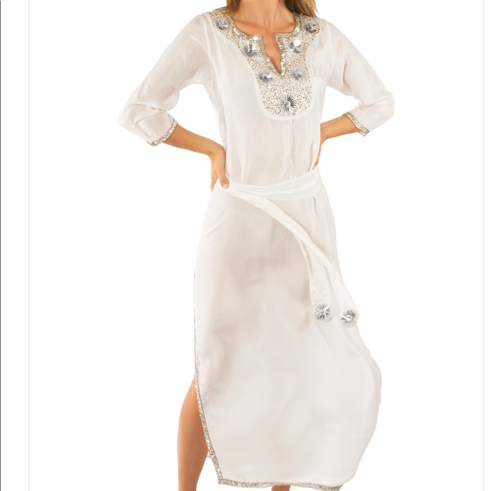 Gretchen Scott silk Caftan NWT